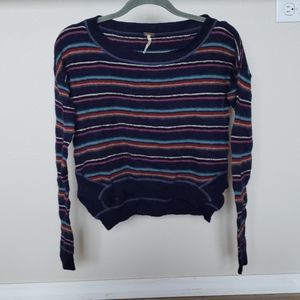 Multi Colored Fuzzy Sweater